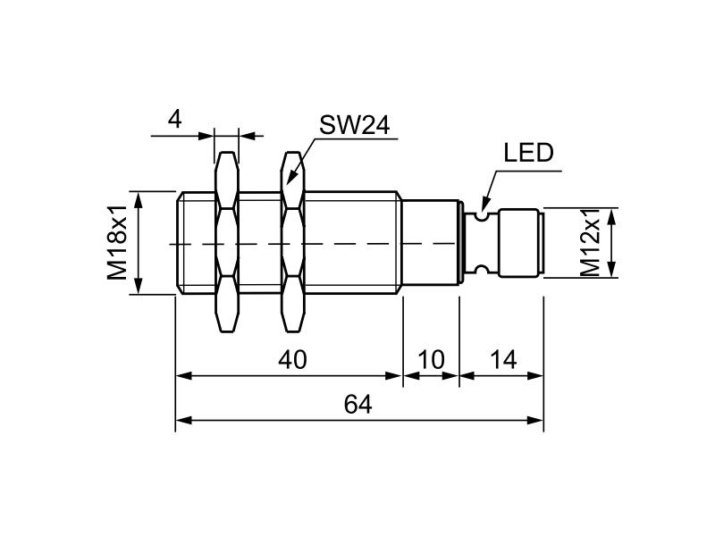 Flush Mounted M8 Proximity Sensor