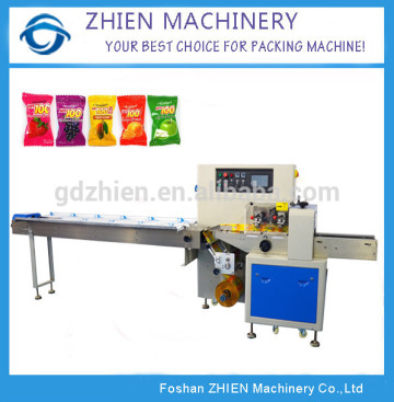 Touch screen and PLC control soft sweets packing machine