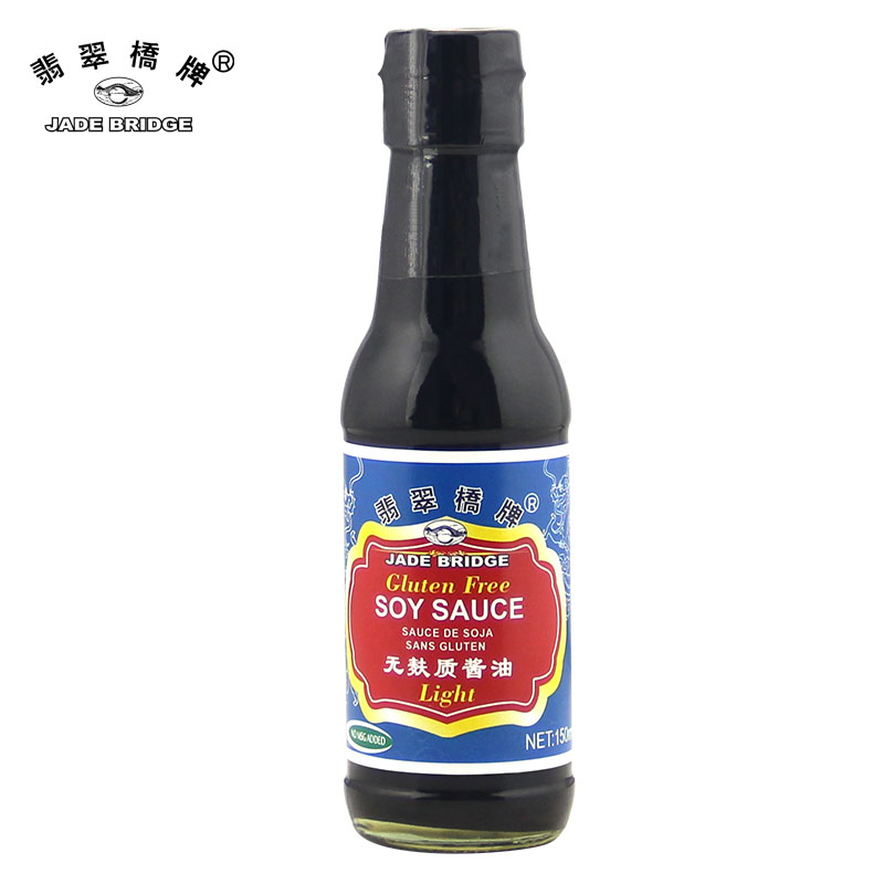 150 ml Bebas Gluten Tanpa MSG Light Soy Sauce Tamari Sauce untuk Masakan Masakan OEM dengan Harga Kilang