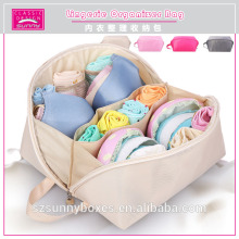 All Closed Design Nylon Fabric Portable Travel Bra Laundry Bag