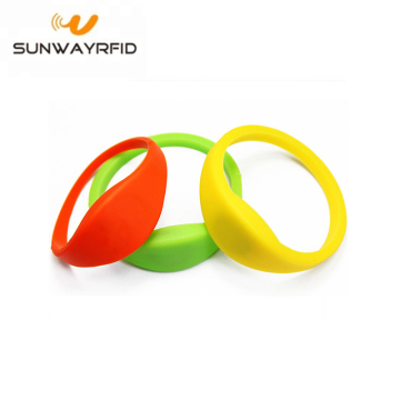 Reusable 125khz TK4100 Silicone Rfid Wristband