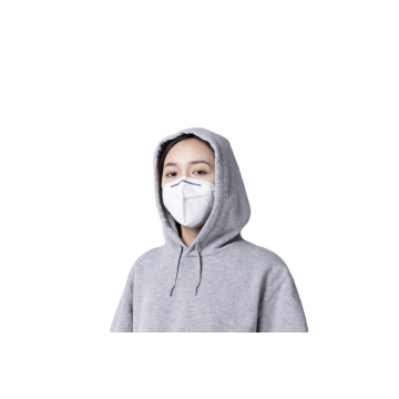 Disposable Ear Loop Fluid Shield Pleated Mask