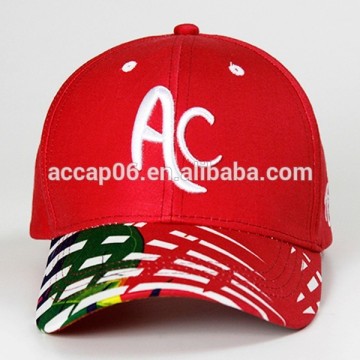 6 panel 3d embroidery baseball cap
