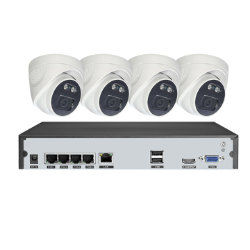 Poe kemera ea dome ip chisi poe kits