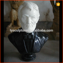 Custom modern man head bust marble statue