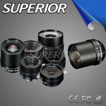 Fixed Iris CCTV Camera Lenses (SP0816F, SP1216F, SP1616F, SP2516F)