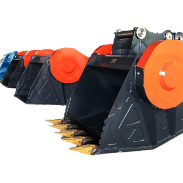 6-90 Ton Crushed Granite and Ore Excavator Crusher Bucket