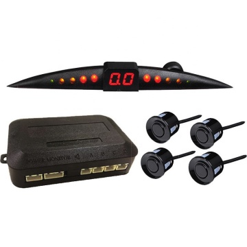Universal LED Display Car Reverse Backup Radar with Buzzer Warning Alarm Kit - 4 Sensors