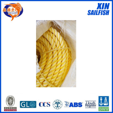 3 ply color twisted rope from factory