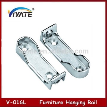 Furniture Wardrobe Tube Hanger Wardrobe Rail Support Hanging Rail Support