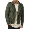 New Style Leather Men's Thick Coat