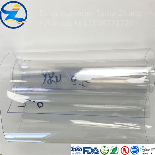 Super Transparent Flexible PVC Soft Sheet Roll