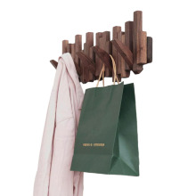 Wood Wall Coat Hooks coat Rack for bedroom