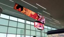 Indoor p4 flexible led display