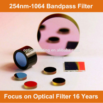 280nm interfere windows Bandpass dielectric coatings Filters