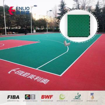 Fiba3x3 SES Enlio entrelazando los azulejos de la corte deportiva 01