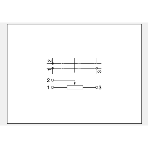 Potencjometr przesuwny serii Rs451