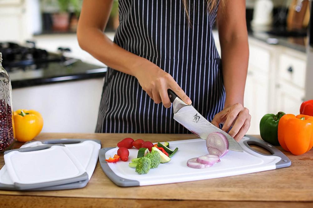 Set de découpage de 3 pièces en plastique pour cuisine