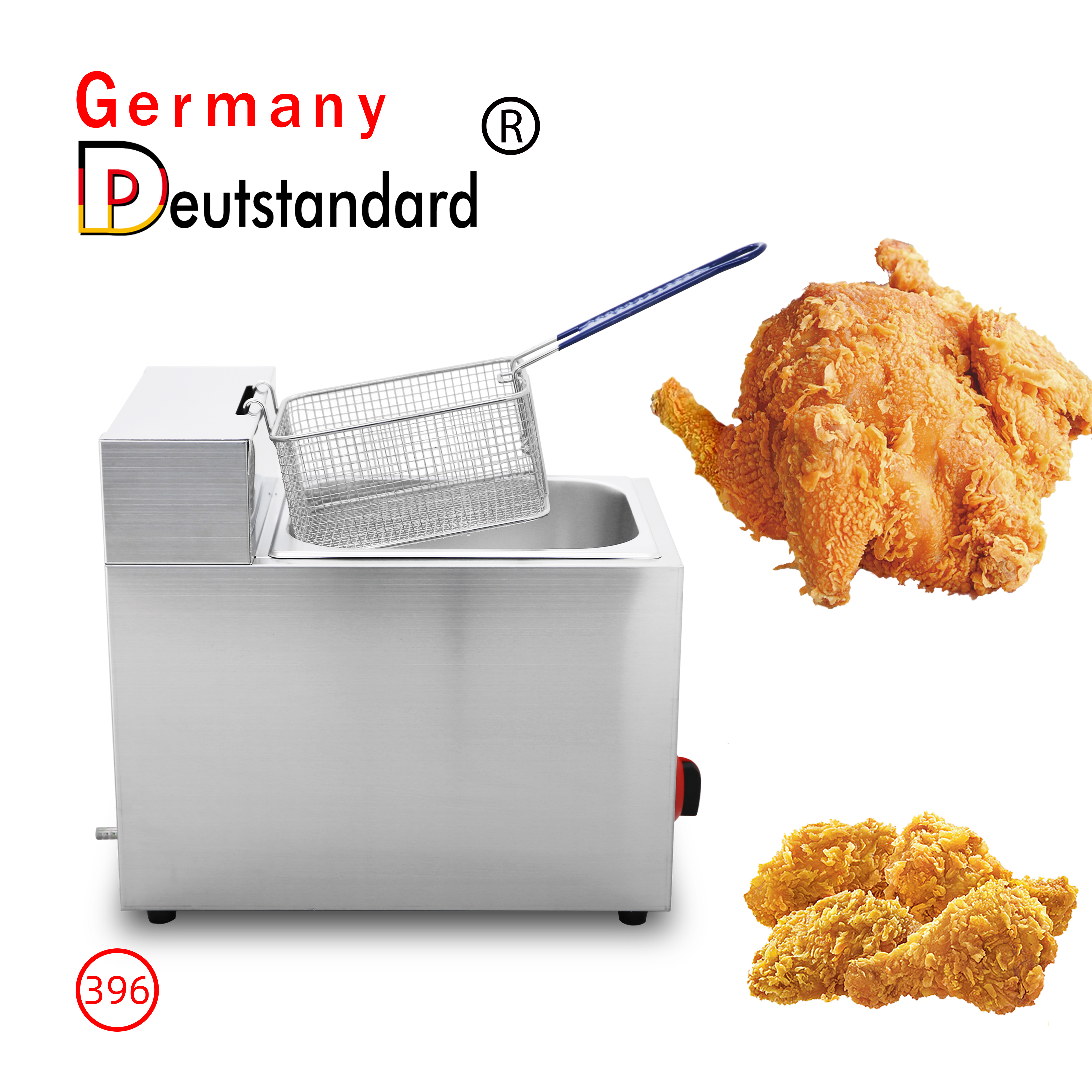 restaurant gas single deep fryer with 6L