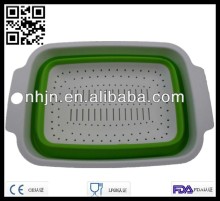 food grade silicone foldable storage basket