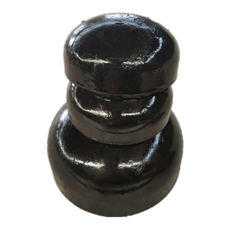 SCH 40 8INCH Black seamless End Cap