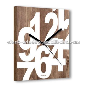 MDF Square Artistic wall clock