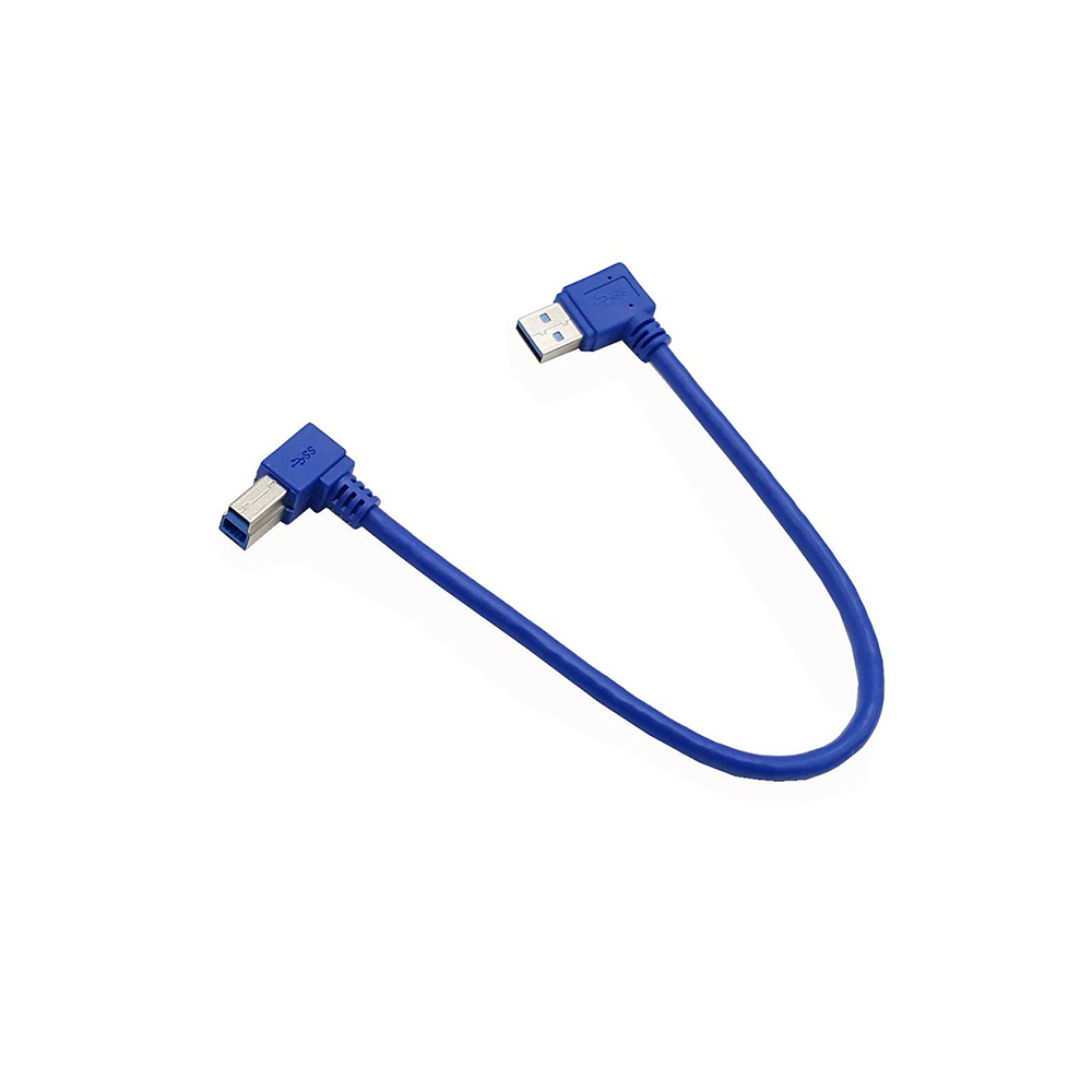 90 Degree Right Angle USB 0 Printer Cable