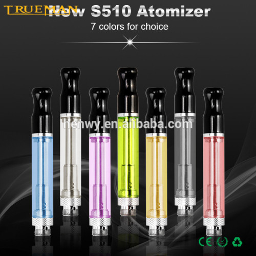 slim S510 atomizer bottom coil head 1.0ml THC/ CBD oil tank 2016