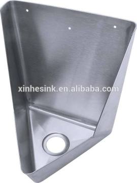 easy urinal installation for stainless steel corner urinal