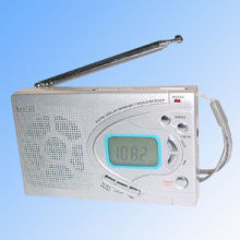 Digital World Radio Receiver with Built-in Antenna Bar and LED Indicator