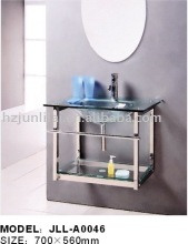 Glass basin bathroom basin foot wash basin