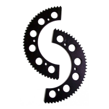 219 Black Split Pitch Sprocket for 125cc Racing Go Kart