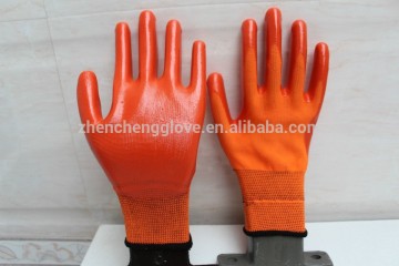 13gauge nylon Nitrile Gloves, Nitrile Coated Gloves,Nitrile coated nylon working gloves