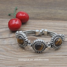 christmas gift adjustable brown eye wire bangle bracelet wholesale