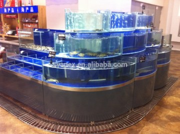 APEX supermarket large commercial fish tanks/commercial aquarium tanks