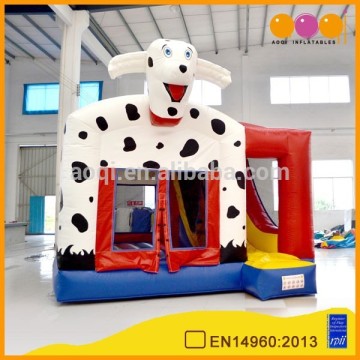 Dalmatian Inflatable trampoline slide combo/inflatable mini combo jumper