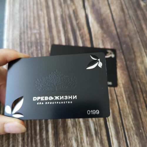 Mirror Luxury Engraved Stainless Steel Metal Business Card