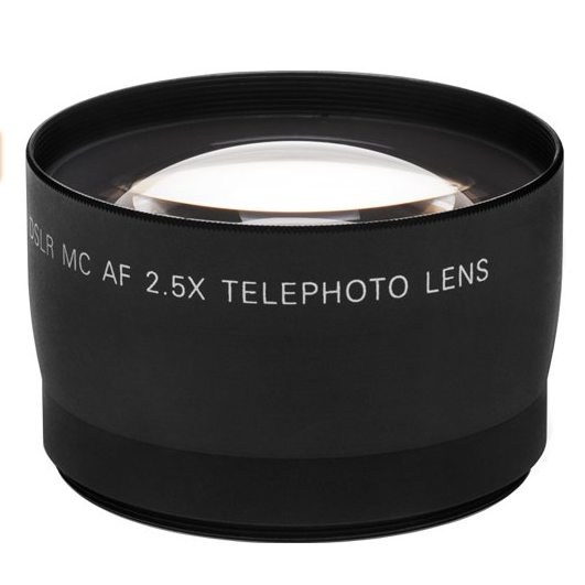 0.45x wide angle +2.5x telephoto camera lens