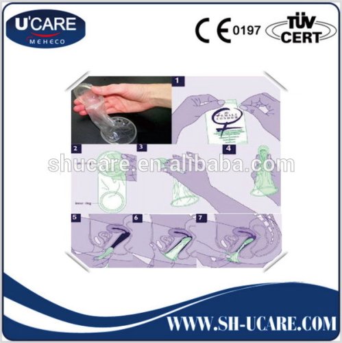 China manufacture top level elastic female condom