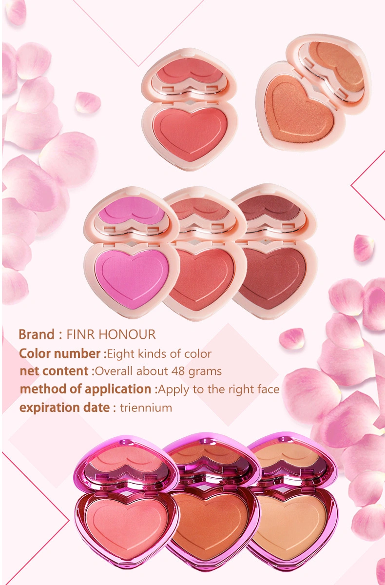 Cosmétiques OEM paquets bel emballage personnalisé Make Up Palette Fard Private Label Maquillage Fard à joues
