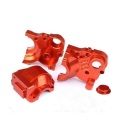 Red CNC Machined Aluminum Parts