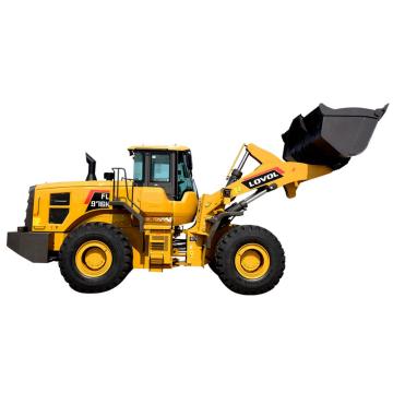 جرافة ذات عجلات Shandong Lovol FL976H 7ton rock bucket