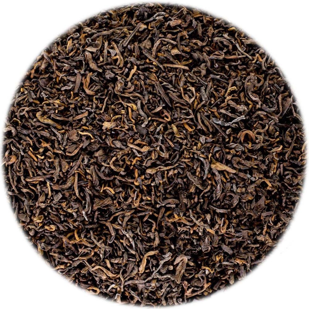 Chinese Natural Fermented Dark Red Pu'er Tea With Milk Flavor
