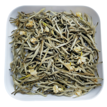 Jasmine Silver Tip Green Tea - Jasmine Scented Sliver Needle Yin Zhen Green Tea