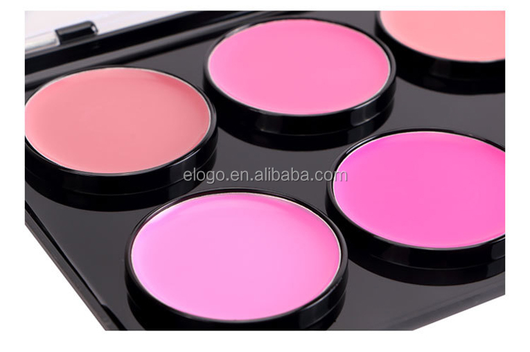 Custom logo contour makeup long lasting waterproof private label palette with 10 colour blush