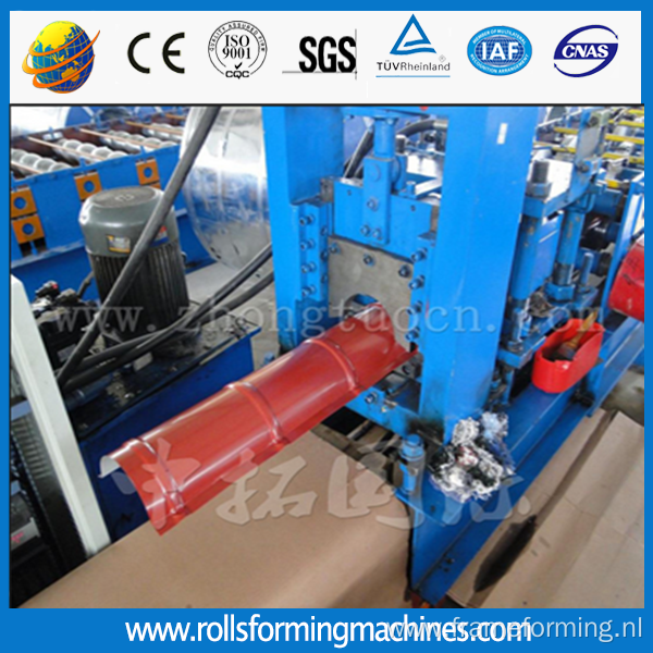 Metal Roofing Cost Ridge Cap Making Machine