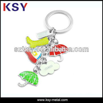 Fashion top product custom zinc alloy keych