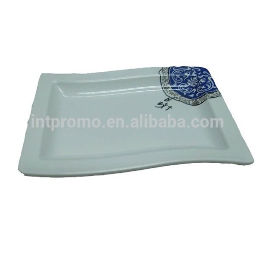 custom design melamine rectangle dishes