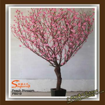 Potted artificial peach tree for wedding