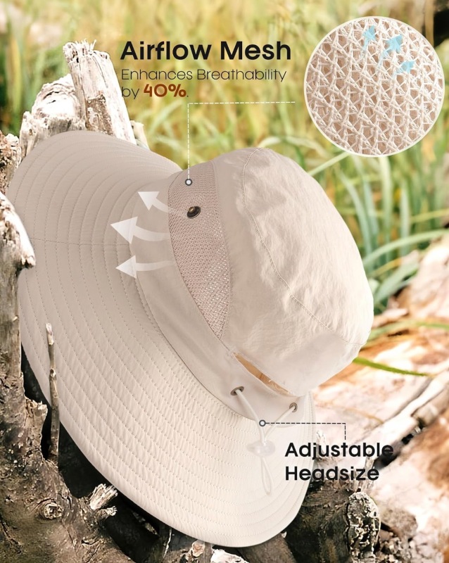 UPF 50+ Ponytail Sun Hat